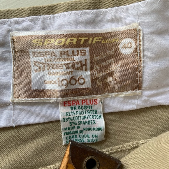 Vintage 1990’s Sportiff Shorts Double Pink Button - Picture 7 of 10